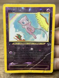 Mew 1/18 Southern Islands Reverse Holo Promo Pokemon TCG Card HP/DMG - Image 3