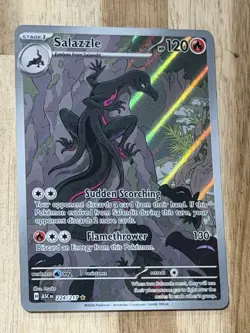 Pokemon TCG Card Ascended Heroes 224/217 Salazzle IR Holo Full Art NM/M - Image 1