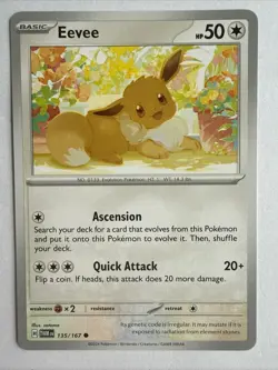 Eevee 4 Card Lot ~Cute cards~ Pokemon TCG - perfect for Eevee collectors - Image 2
