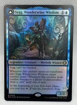Sygg Wanderwine Wisdom 76 Lorwyn Eclipsed Foil R NM MTG Card - Image 1