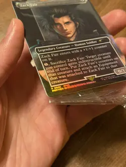 Zack Fair - Magic The Gathering Promo Card - Final Fantasy VII Rebirth - Image 3