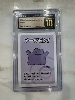 CGC 10 Pristine Ditto Old Maid 2019 Japanese Pokemon Card - Image 1
