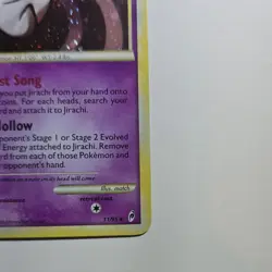 Pokemon TCG Jirachi Holo Rare Basic 11/95 60 HP Psychic 2011 English Card - Image 4