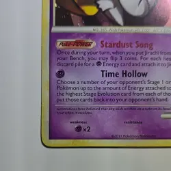 Pokemon TCG Jirachi Holo Rare Basic 11/95 60 HP Psychic 2011 English Card - Image 5