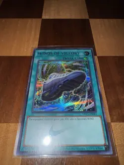 YU-GI-OH x Nike Promo Card Winds Of Victory Air Max Muscle 95 Spell Card New - Image 1