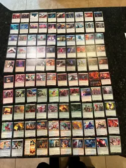 Lot of 100 Magic the Gathering Marvel Super Heroes Cards NM - No Dupes! 004 - Image 1