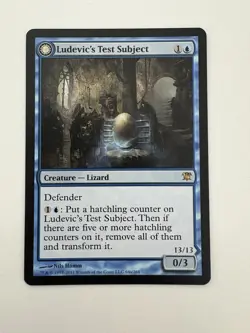 Ludevic’s Test Subject / Abomination MTG Magic the Gathering Card NM Mint ISD - Image 1