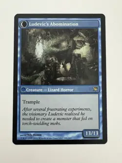 Ludevic’s Test Subject / Abomination MTG Magic the Gathering Card NM Mint ISD - Image 2