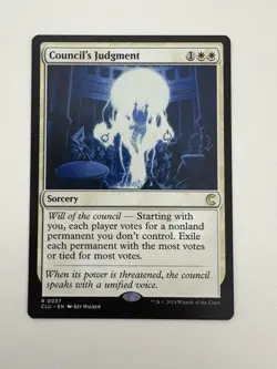 Council’s Judgment MTG Magic the Gathering Card NM Near Mint CLU - Image 1