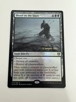 Blood on the Snow Foil Promo Prerelease MTG Magic Gathering Card NM Mint KHM - Image 1
