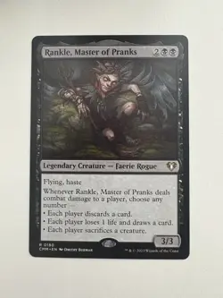Rankle Master of Pranks MTG Magic the Gathering Card NM Near Mint CMM - Image 1