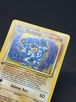 Pokemon TCG Machamp Base Set 8/102 Holo Unlimited Holo Rare - Image 2