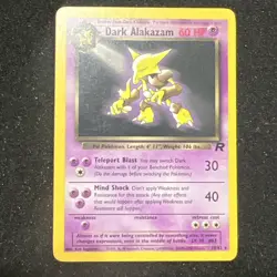 Pokemon TCG Dark Alakazam Team Rocket Rare Regular 18/82 English - Image 1
