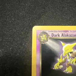Pokemon TCG Dark Alakazam Team Rocket Rare Regular 18/82 English - Image 2