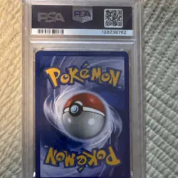 Pokemon TCG 2000 Mewtwo 010/130 Base Set 2 Holo Rare PSA 9 Age 6+ - Image 2