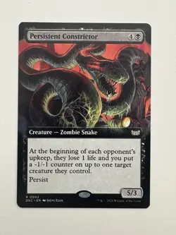 Persistent Constrictor Borderless MTG Magic the Gathering Card NM Near Mint DSC - Image 1