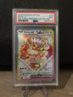 Eevee Ex Super-Premium Collection Pokemon En-Sv Black Star SVP174 PSA 9 - Image 1