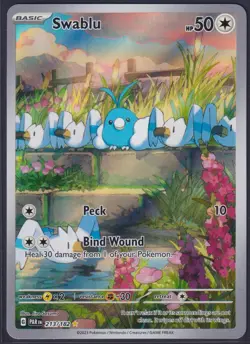 Pokemon - Swablu - 213/182 - Paradox Rift - Illustration Rare - NM - Image 1