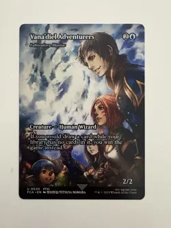 Vana’diel Adventurers Showcase Borderless MTG Magic Gathering Card NM Mint FCA - Image 1