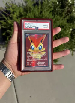 Pokemon 2011 Noble Victories Victini 98/101 Full Art Holo Ultra Rare PSA 10 - Image 1