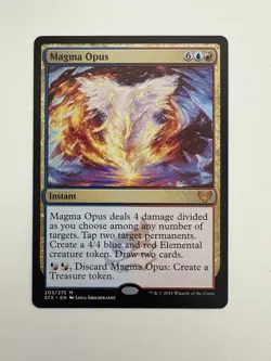 Magma Opus MTG Magic the Gathering Card NM Near Mint STX - Image 1
