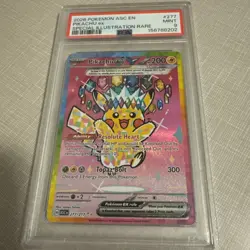 2026 POKEMON ASC EN-ASCENDED HEROES SPECIAL ILLUSTRATION RARE PIKACHU EX PSA 9 - Image 1