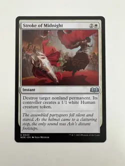 Stroke of Midnight MTG Magic the Gathering Card NM Near Mint WOE - Image 1