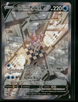 Pokemon TCG - Origin Forme Palkia V 167/189 Holo Astral Radiance - NM - Image 1