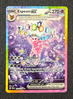 Pokemon TCG - Espeon ex 155/131 SV Prismatic Evolutions SIR - NEAR MINT - Image 1