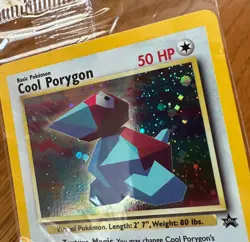 Pokemon Cool Porygon, Black Star Promo 15, Holo, WOTC, Factory Sealed - Image 3