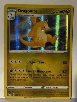 Dragonite Holo 131/195 SWSH12: Silver Tempest NM Pokemon Fast Ship - Image 1