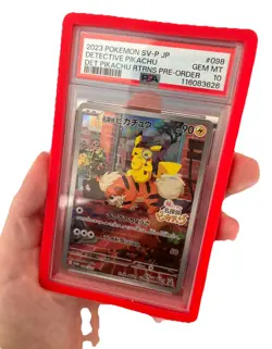 2023 Pokemon Japanese Sv-P Promo #098 Detective Pikachu Returns Pre-Order PSA 10 - Image 1