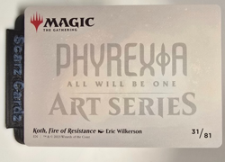 Koth, Fire of Resistance Art Card Art Series: Phyrexia: All Will Be One Regular - Image 1