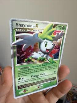 Shaymin LV.X DP39 Diamond & Pearl Promo Holo LP-MP - Image 3
