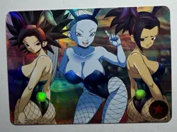 SEXY WAIFU Caulifla & Vados & Kale DRAGON BALL ACG PREMIUM HOLO CARD NM - Image 1
