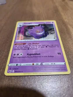 Gengar 085/202 Swsh01: Sword & Shield Holo Pokemon TCG Card - Image 3