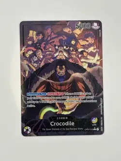 Crocodile - OP04-058 - Leader - Alt Art - NM One Piece Card Game - Image 1