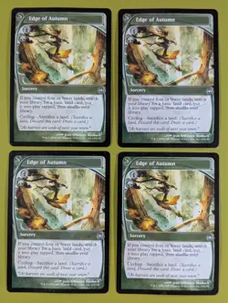 Edge of Autumn x4 Future Sight 4x Playset Magic the Gathering MTG - Image 1