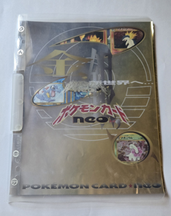 1999 Pokemon Japanese Neo Premium File 1 Complete 9 Card Holo Promo Folder - Image 3