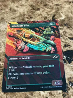 VELOHEART BIKE Magic MTG Aetherdrift Borderless Foil - Image 1