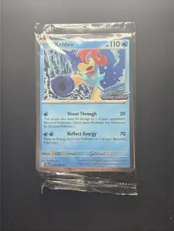 Sealed Pokemon Keldeo Chaos Rising Promo Holo Card 019/086 English TCG - Image 1