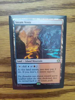 Wizards of the Coast Steam Vents Land Card Magic: The Gathering MTG English 267 - Image 1