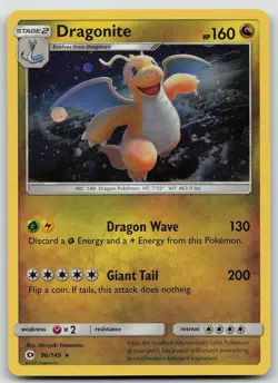 Pokemon Dragonite (Cosmos Holo) 096/149 Miscellaneous Cards & Products Promo NM - Image 1
