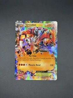 Pokemon Cards Groudon Ex 85/160 Primal Clash Rare - Image 1