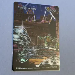 Trouble in Pairs (Borderless) - Teenage Mutant Ninja Turtles (FOIL) - Image 1