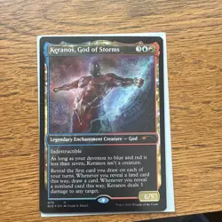 MTG English Keranos God of Storms NM Foil Secret Lair - Image 1