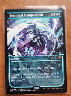 Magic MTG Temporal Manipulation (Showcase) SPG 0082 Regular Mythic - Image 1