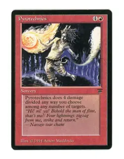Pyrotechnics - Magic the Gathering MTG - LEGENDS - Image 1