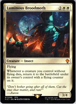 Luminous Broodmoth 246 Mythic Commander: FINAL FANTASY Magic: The Gathering NM - Image 1