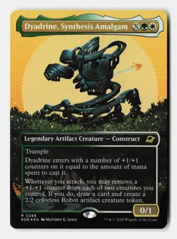 Dyadrine, Synthesis Amalgam (Borderless) 298 Edge of Eternities MTG Foil NM - Image 1